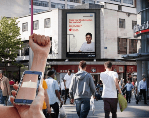 photo of selfie arm bandage